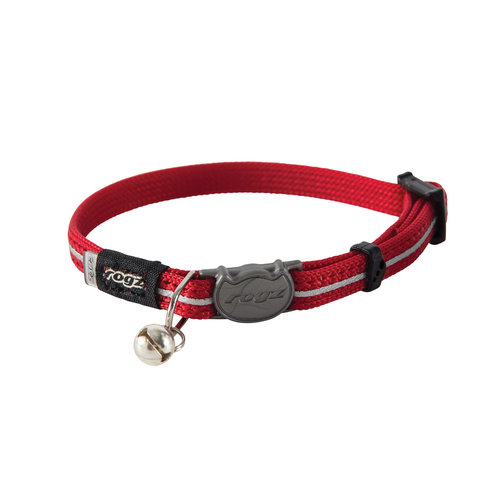 Rogz Beltz Catz AlleyCat Halsband XS Rood 1 st. Extra Small