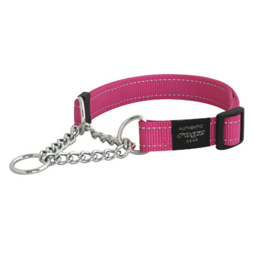 Rogz Beltz Utility Control Chain Halsband XL Roze 1 st. Extra Large