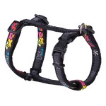 Rogz Beltz Fancy Dress Tuig S Multi Bone Black 1 st. Small