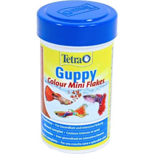 Tetra voeders Tetra Guppy Colour mini, 100 ml.