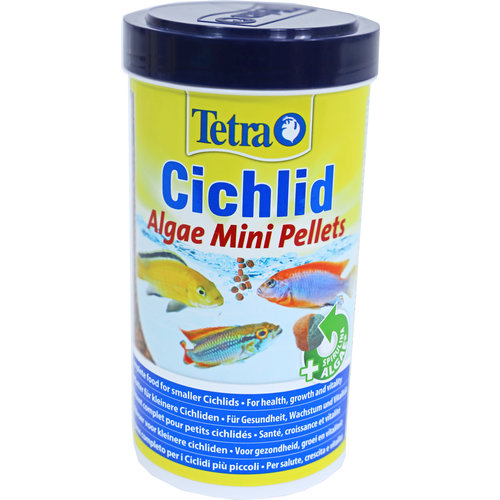Tetra voeders Tetra Cichlid Algae Mini, 500 ml.