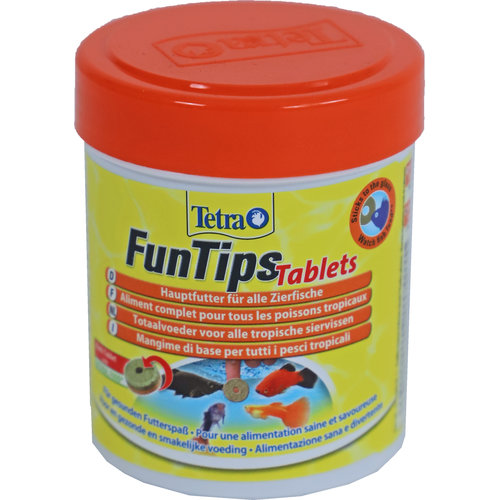 Tetra voeders Tetra Fun Tips tablets, 165 tabletten.