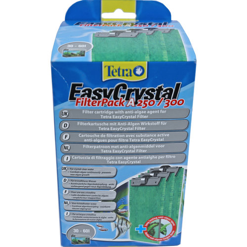 Tetra techniek Tetra Easy Crystal filterpack anti-alg 250/300, voor 30 tot 60 liter.