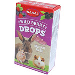 Sanal Sanal knaagdier wild berry drops, 45 gram sugar free.