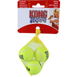 Kong Kong hond Squeakair met piep X-small, net à 3 tennisballen.