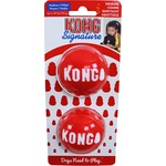 Kong Kong hond Signature balls pak a 2 stuks, medium.