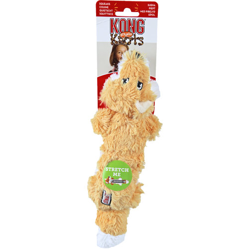 Kong Kong hond Knots Scrunch vos, S/M.
