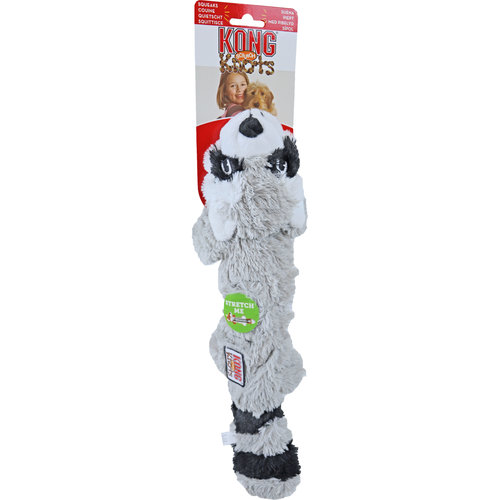 Kong Kong hond Knots Scrunch wasbeer, M/L.
