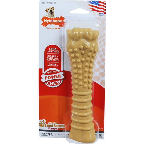 Nylabone Nylabone Dura Chew bot peanutbutter, souper XL.