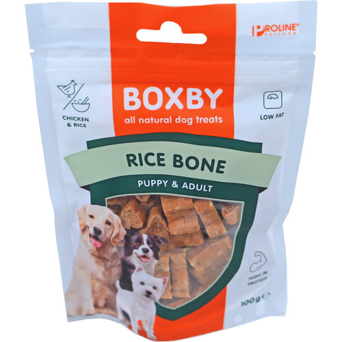 Proline Proline Boxby rice bone, 100 gram.