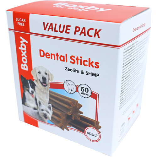 Proline Proline Boxby dental sticks doos à 60 stuks, medium.