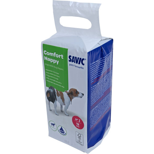 Savic Savic Comfort Nappy nr. 1, 32-42 cm pak a 12 stuks.