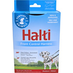 Company of Animals Halti front control harness rood/zwart, medium.