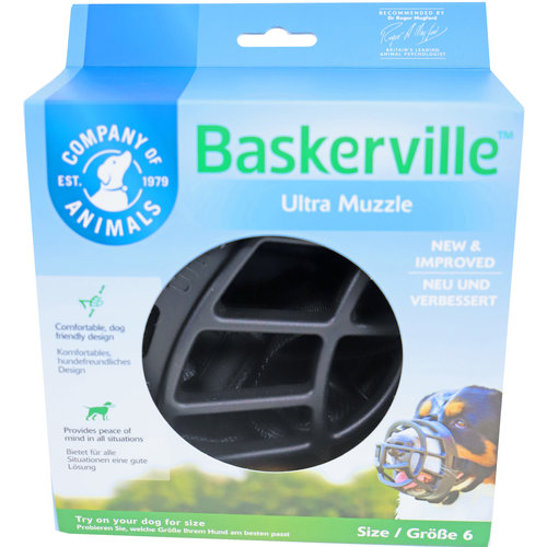 Company of Animals Baskerville ultra muzzle, nr. 6.