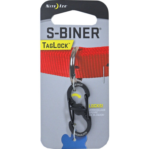 Nite-Ize Nite-Ize S-biner carabiner, zwart.