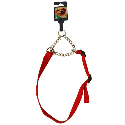 Boony Dog Fashion Boon Dog fashion sliphalsband verstelbaar nylon 20 mm, 45-60 cm rood.