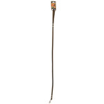 Boon Dog fashion Boon Dog fashion lijn met karabijnhaak, 10 mm/100 cm, donkerbruin.