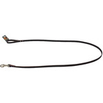 Boon Dog fashion Boon Dog fashion lijn met karabijnhaak, 18 mm/200 cm, donkerbruin.