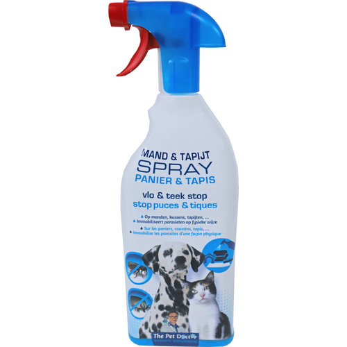 Pet Doctor The Pet Doctor vlo en teek stop mand en tapijtspray, 800 ml.