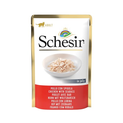 Schesir Schesir Cat Chicken & Bass 85 gr.