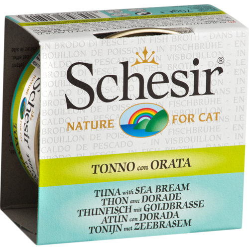 Schesir Schesir Cat Broth Tuna & Sea Bream 70 gr.