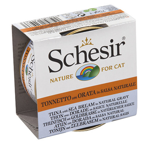 Schesir Schesir Cat Broth Nat. Tuna & Seabream 70 gr.