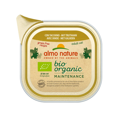 Almo Nature AN Bio Cat Kalkoen 85 gr.