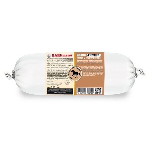 BARFmenu BARFmenu Hond Premium Paard 1 kg.