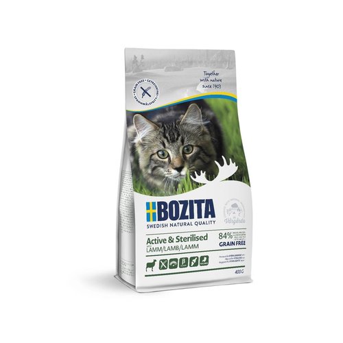 Bozita Bozita Feline Active & Sterilised Grain Free 400 gr.