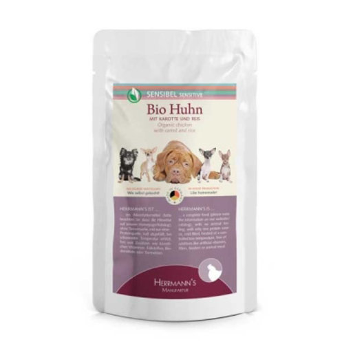 Herrmanns Bio Hond & Kat Herrmanns BIO Sensitive Kip QS 150 gr.