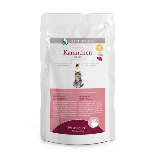 Herrmanns Bio Hond & Kat Herrmanns Cat Selection Zalm QS 100 gr.