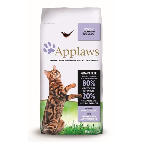 Applaws Hond & Kat Applaws Chicken & Duck Adult Brokjes.   2 kg.