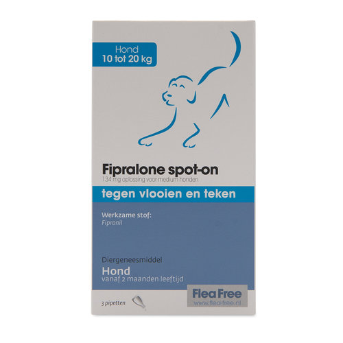 Emax Flea Free Fipralone spot on Hond-M 3 pip.