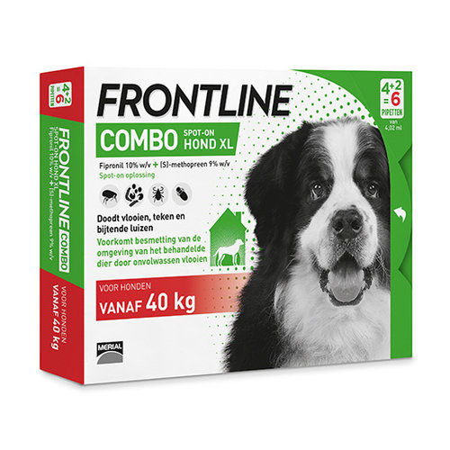 Frontline Frontline COMBO Dog XL 4+2 Pipet 1 st. 40-60 kg