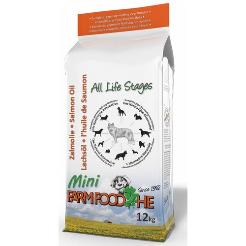 Farm Food Farm Food HE Zalmolie Mini 12 kg.