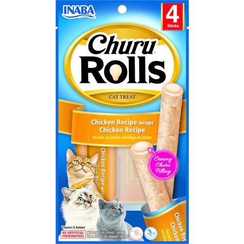 Inaba Inaba Churu Rolls Wraps Chicken 4x10 gr.