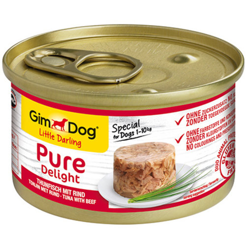 GimDog GimDog LD Pure Delight Tonijn met Rund 85 gr.