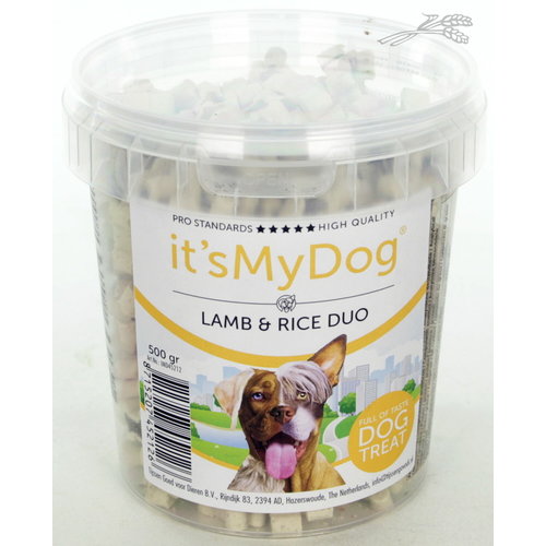 it's My Dog it's My Dog Treats Lamb & Rice Duo 500 gr.