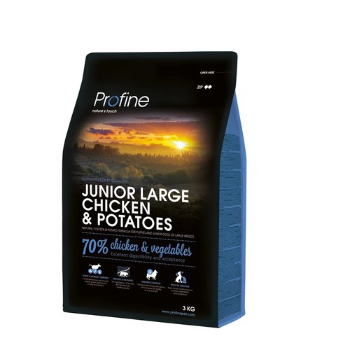 Profine PF Junior Large Breed Chicken & Potatoes 3 kg.