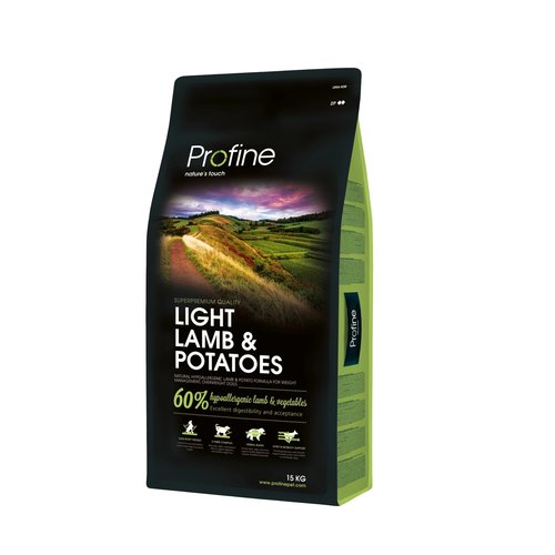 Profine PF Light Lamb & Potatoes 15 kg.