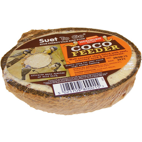 Suet To Go STG Coconut Mealworm Feeder 1 st.