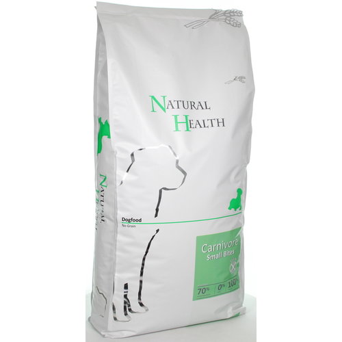 Natural Health Voer NH Dog Carnivore Small Bite  15 kg. Small bite