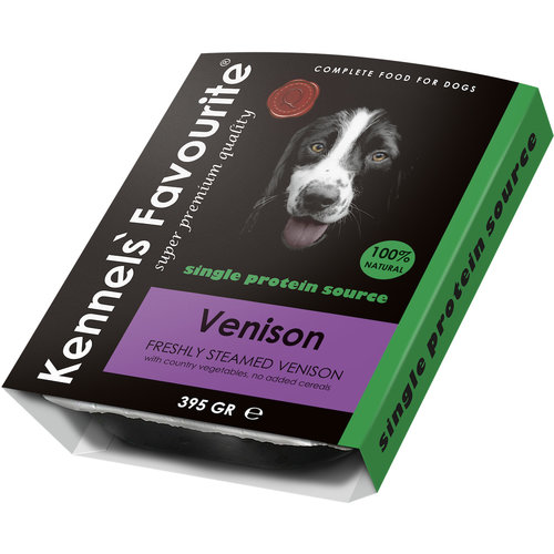 Kennels Favourite Kennels Fav. Steamed Venison 395 gr.