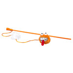 Rogz Yotz Catnip Toyz Fluffy Magic Stick Oranje 1 st. One Size