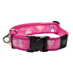 Rogz Beltz Fancy Dress Halsband XXL Pink Paw 1 st. Extra Extra Large