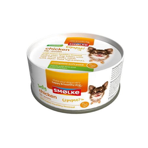 Smolke Smolke Soft Paté Hond Kip 125 gr.