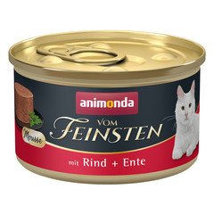 Vom Feinsten Feinsten Cat Can Adult Rund/Eend 85 gr.