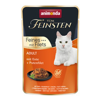 Vom Feinsten Feinsten Pouch Eend+Kalkoenfilet 85 gr.