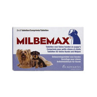 Milbemax Milbemax Hond Klein 4 tabl. 4 tab. 0,5 - 10 kg