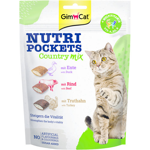 GimCat GimCat Nutri Pockets Country-Mix 150 gr.